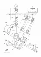 KANTELSYSTEEM 1 voor Yamaha F150B Electric Starter, Remote Control, Power Trim & Tilt, Shaft 25