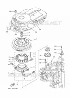 DYNAMO voor Yamaha F150B Electric Starter, Remote Control, Power Trim & Tilt, Shaft 25