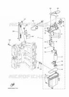 BENZINEPOMP 1 voor Yamaha F150D Electric Starter, Remote Control, Power Trim & Tilt, Shaft 25