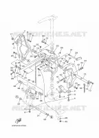 KUIPFRAME voor Yamaha F150D Electric Starter, Remote Control, Power Trim & Tilt, Shaft 20