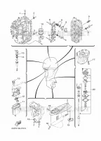 ONDERHOUDSDELEN voor Yamaha F150D Electric Starter, Remote Control, Power Trim & Tilt, Shaft 20