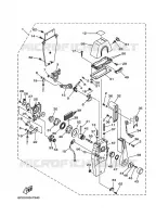 AFSTANDSBEDIENING voor Yamaha F150D Electric Starter, Remote Control, Power Trim & Tilt, Shaft 25