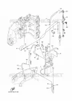 BENZINEPOMP 2 voor Yamaha F150D Electric Starter, Remote Control, Power Trim & Tilt, Shaft 25