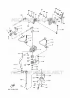 GASBEDIENING voor Yamaha F150D Electric Starter, Remote Control, Power Trim & Tilt, Shaft 25