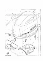 KUIP BOVENSTE voor Yamaha F150D Electric Starter, Remote Control, Power Trim & Tilt, Shaft 25