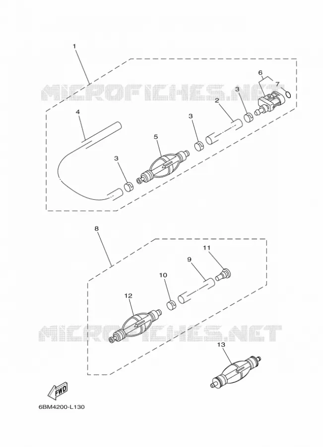 BRANDSTOF SYSTEEM 2 Yamaha OUTBOARD ENGINES 150hp (110.3kW) 2019 F150  F150FETX