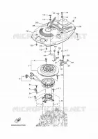 DYNAMO voor Yamaha F175A Electric Starter, Remote Control, Power Trim & Tilt, Shaft 25