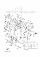KUIPFRAME voor Yamaha F175A Electric Starter, Remote Control, Power Trim & Tilt, Shaft 20