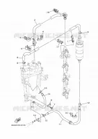 BENZINEPOMP 2 voor Yamaha F175C Electric Starter, Remote Control, Power Trim & Tilt, Shaft 20