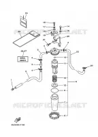 BRANDSTOF SYSTEEM 1 voor Yamaha F200A Electric Starter, Remote Control, Power Trim & Tilt, Shaft 25