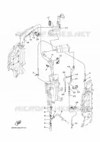 INLAAT 3 voor Yamaha F200F Electric Starter, Remote Control, Power Trim & Tilt, Shaft 25