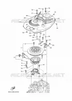 DYNAMO voor Yamaha F200F Electric Starter, Remote Control, Power Trim & Tilt, Shaft 20