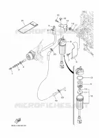 BRANDSTOF SYSTEEM 1 voor Yamaha F200F Electric Starter, Remote Control, Power Trim & Tilt, Shaft 25