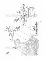 INLAAT 2 voor Yamaha F200F Electric Starter, Remote Control, Power Trim & Tilt, Shaft 25