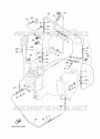INLAAT 2 voor Yamaha F200B Electric Starter, Remote Control, Power Trim & Tilt, Shaft 25