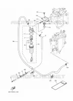 BRANDSTOF SYSTEEM 1 voor Yamaha F200B Electric Starter, Remote Control, Power Trim & Tilt, Shaft 25