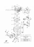 GASKLEP HUIS voor Yamaha F200B Electric Starter, Remote Control, Power Trim & Tilt, Shaft 25