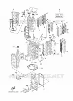 REPARATIESET 1 voor Yamaha F200B Electric Starter, Remote Control, Power Trim & Tilt, Shaft 25