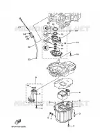 VENTILATEUR D'HUILE voor Yamaha F200C 4 Stroke, Electric Starter, Remote Control, Power Trim & Tilt 2008