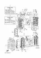 CILINDER / CARTERDELEN 2 voor Yamaha F200C 4 Stroke, Electric Starter, Remote Control, Power Trim & Tilt 2006