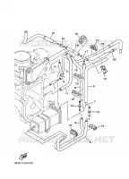 GASKLEP HUIS 2 voor Yamaha F200C 4 Stroke, Electric Starter, Remote Control, Power Trim & Tilt 2006
