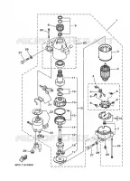 STARTMOTOR voor Yamaha F200C 4 Stroke, Electric Starter, Remote Control, Power Trim & Tilt 2006