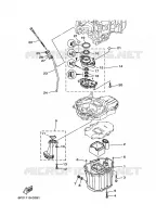 VENTILATEUR D'HUILE voor Yamaha F200C 4 Stroke, Electric Starter, Remote Control, Power Trim & Tilt 2006