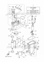BENZINEPOMP 1 voor Yamaha F225F Electric Starter, Remote Control, Power Trim & Tilt, Shaft 30