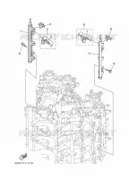 GASKLEP HUIS 2 voor Yamaha F225F Electric Starter, Remote Control, Power Trim & Tilt, Shaft 30