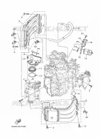 INLAAT 1 voor Yamaha F225F Electric Starter, Remote Control, Power Trim & Tilt, Shaft 30