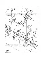AFSTANDSBEDIENING voor Yamaha F250G Electric Starter, Remote Control, Power Trim & Tilt, Shaft 25