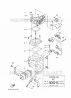 GASKLEP HUIS voor Yamaha F250G Electric Starter, Remote Control, Power Trim & Tilt, Shaft 25