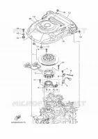 DYNAMO voor Yamaha F300B Electric Starter, Remote Control, Power Trim & Tilt, Shaft 25