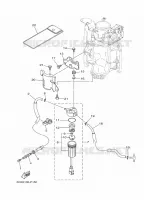 BRANDSTOF SYSTEEM 1 voor Yamaha F300N Electric Starter, Digital Control, Power Trim & Tilt, Shaft 25