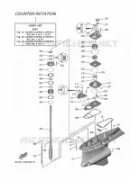 DEKSEL EN TRANSMISSIE PROPELLERS 4 voor Yamaha XF425N Electric Starter, Digital Electronic Control, Power Trim & Tilt, Shaft 25