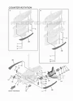 DEKSEL EN TRANSMISSIE PROPELLERS 6 voor Yamaha XF425N Electric Starter, Digital Electronic Control, Power Trim & Tilt, Shaft 25