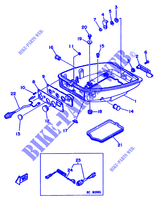 LAGERE DEKSEL voor Yamaha 6D 2 Stroke, Electric Start, Manual Tilt 1992