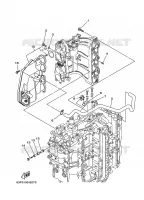 INLAAT 1 voor Yamaha LF150T Counter Rotation, Electric Starter, Remote Control, Power Trim & Tilt, Shaft 25