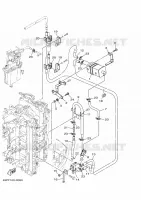 INLAAT 2 voor Yamaha LF150X Counter Rotation, Remote Control, Power Trim & Tilt, Shaft 25