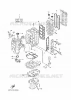 REPARATIESET 1 voor Yamaha LF150X Counter Rotation, Remote Control, Power Trim & Tilt, Shaft 25