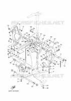 KUIPFRAME voor Yamaha LF150X Counter Rotation, Electric Starter, Remote Control, Power Trim & Tilt, Shaft 25