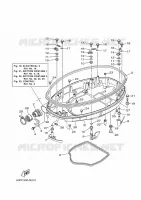 LAGERE DEKSEL 1 voor Yamaha LF150B 2017