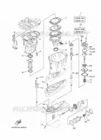 REPARATIESET 2 voor Yamaha LF150B 2017