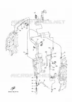 INLAAT 3 voor Yamaha LF150X Counter Rotation, Electric Starter, Power Trim & Tilt, Tiller & Remote Control, Shaft 25