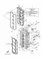 CILINDER / CARTERDELEN 2 voor Yamaha LF150C 2017