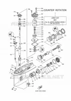 DEKSEL EN TRANSMISSIE PROPELLERS 3 voor Yamaha LF150C 2017