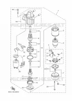 STARTMOTOR voor Yamaha LF150C 2017