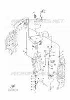 INLAAT 3 voor Yamaha LF175X Counter Rotation, Electric Starter, Tiller & Remote Control, Power Trim & Tilt, Shaft 25