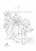KUIPFRAME voor Yamaha LF175X Electric Starter, Counter rotation, Tiller & Remote Control, Power Trim & Tilt, Shaft 25