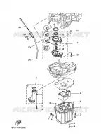 VENTILATEUR D'HUILE voor Yamaha FL200C Counter Rotation, Electric Starter, Remote Control, Power Trim & Tilt 2006